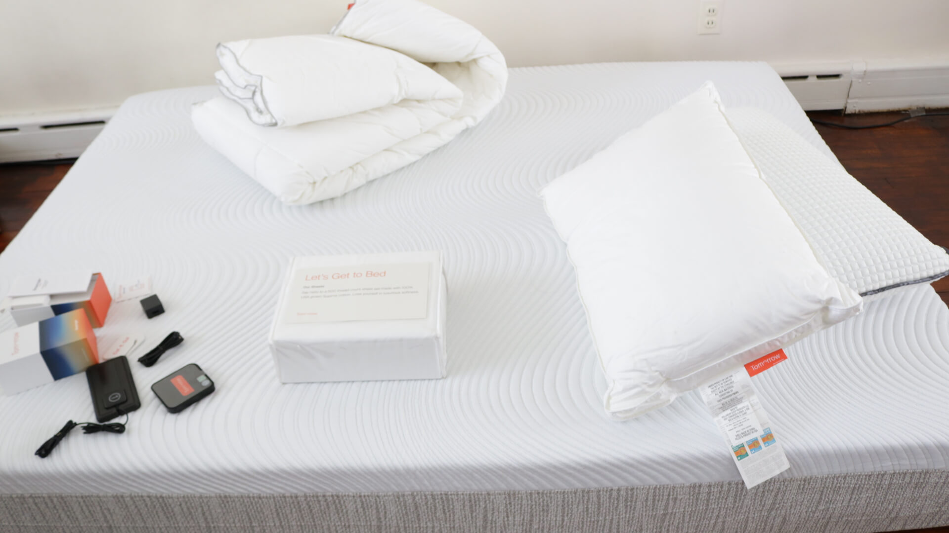 Tomorrow Mattress Review - Pillow, Comforter and Sleep Tracker